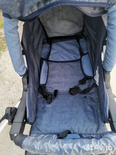 Коляска-трансформер Babyton Pillo OX Dark Blue