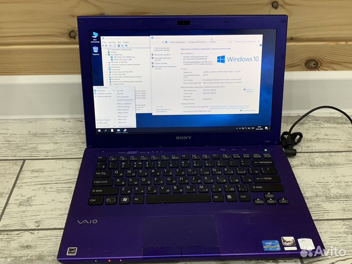 Ноутбук Sony Vaio core i3 /2 видеокарты 500 gb