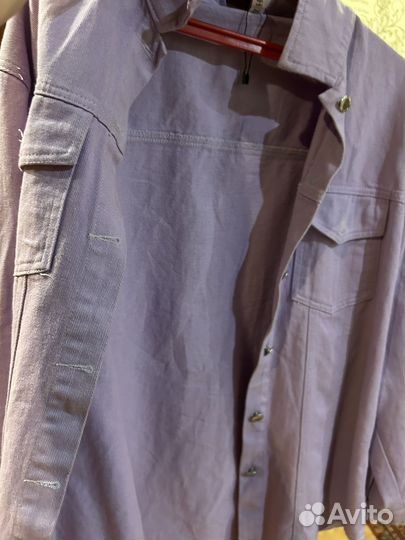 Джинсовая куртка рубашка