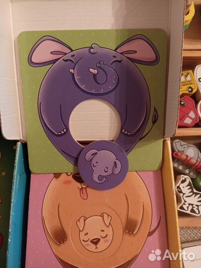 Игрушки деревянные,пазлы для малышей