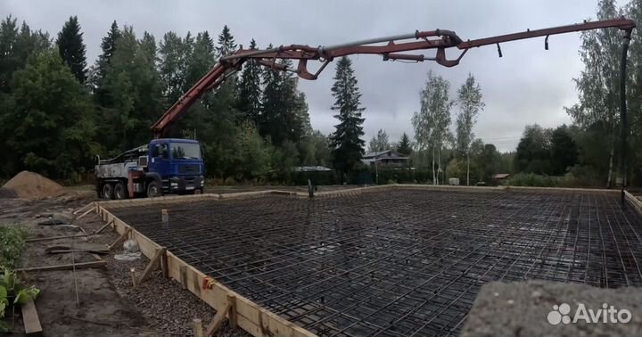 Доставка бетона м300 м400 м500 Бетононасос 36-42