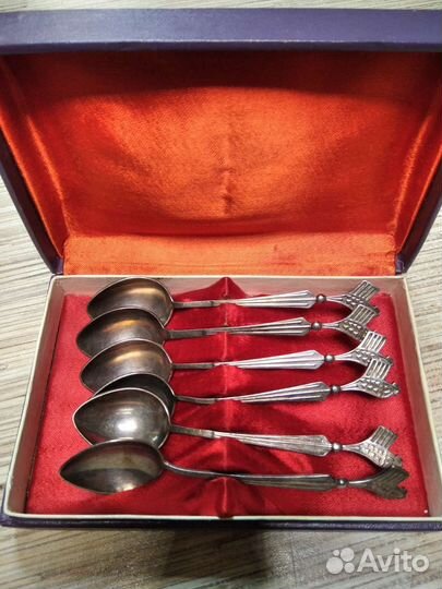 Набор чайных ложек ссср. Мельхиор. Новые