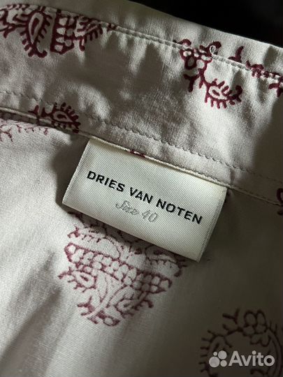 Dries van noten рубашка, оригинал, архивная блузка