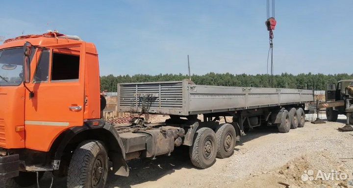 Аренда длинномера - шаланды 20 тонн