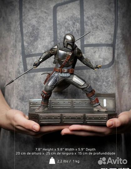 Статуэтка Star Wars The Mandalorian iron studios