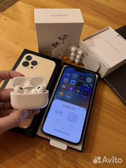 Airpods pro 2 premium новые + чехол в подарок