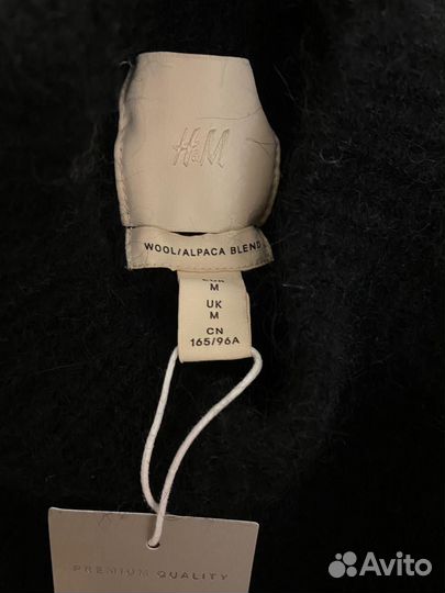 Новый джемпер h&m premium альпака шерсть М