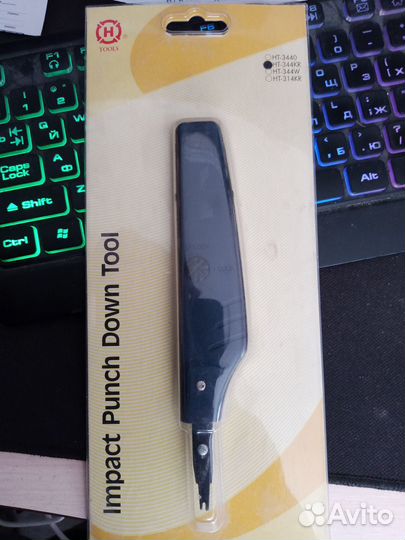 Инструмент для заделки кабеля в контакты HT-344KR