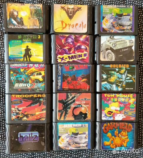 Картриджи sega