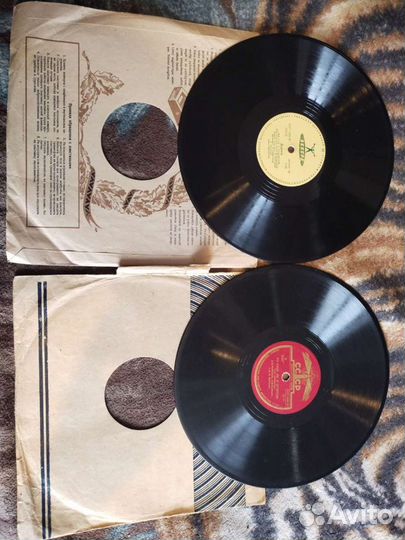 Виниловые грампластинки СССР (50-60 гг.)
