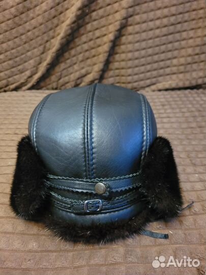 Мужская зимняя шапка ушанка меховая