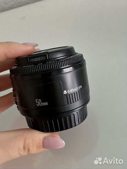 Объектив canon 50mm 1 8