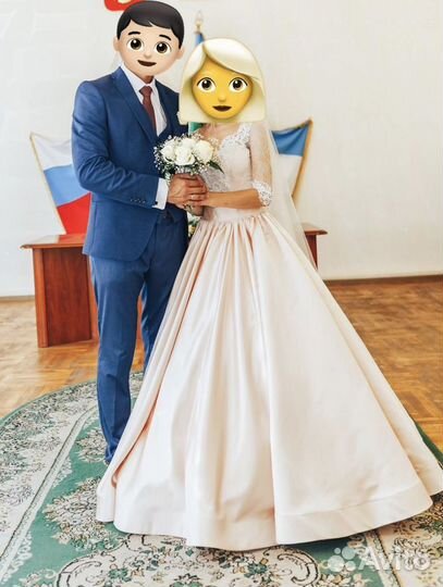 Свадебное платье пышное