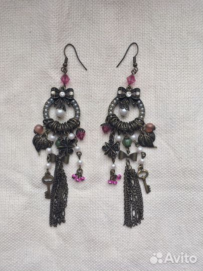 Серьги бижутерия