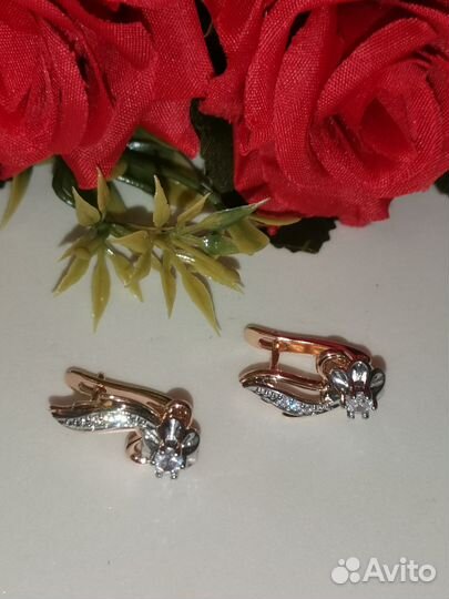Серьги медсплав
