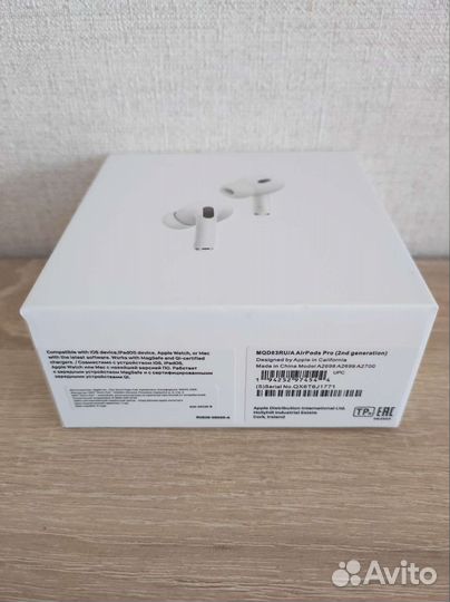 Наушники Apple Airpods pro 2 1:1 +чехол в подарок