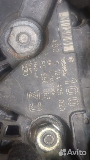 Генератор Opel Meriva, 2010