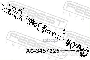 Подшипник опорный привода nissan wingroad/AD Y11