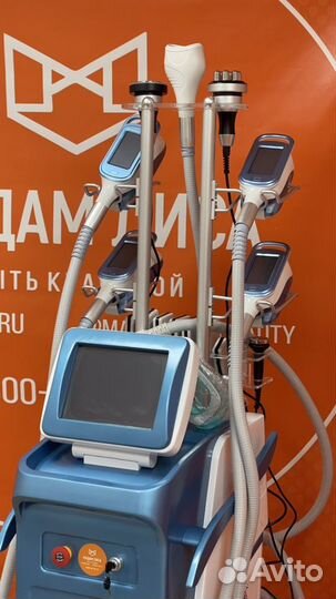 Аппарат Криолиполиз 360, RF, Кавитация, микротоки