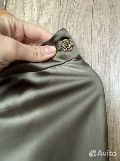 Атласная юбка и топ 46