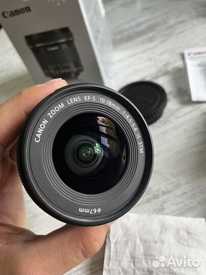 Объектив Canon efs 10-18 mm