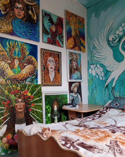 Роспись стен, фрески, интерьерные картины