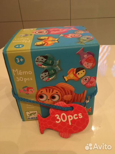 Настольная игра djeco Memo рыбки