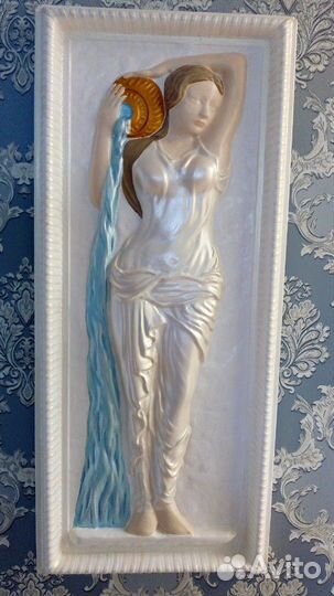 Гипсовое панно Дева