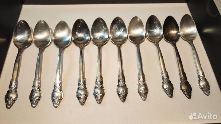 Столовые приборы Троянда мельхиор серебрение