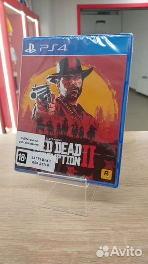 Новый диск PS4 Red Dead Redemption 2