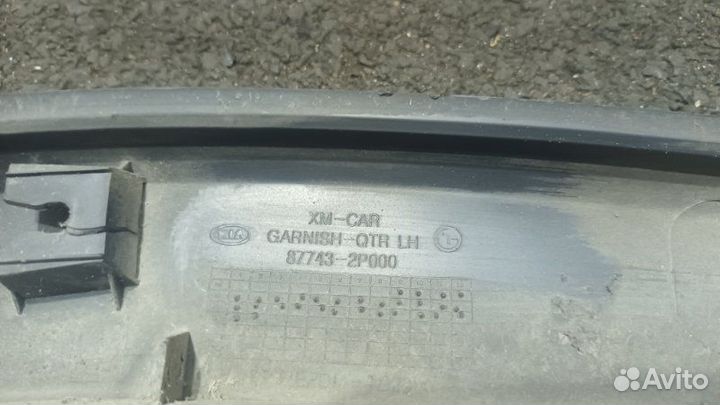 Накладка крыла задняя левая Kia Sorento XM 2.2L