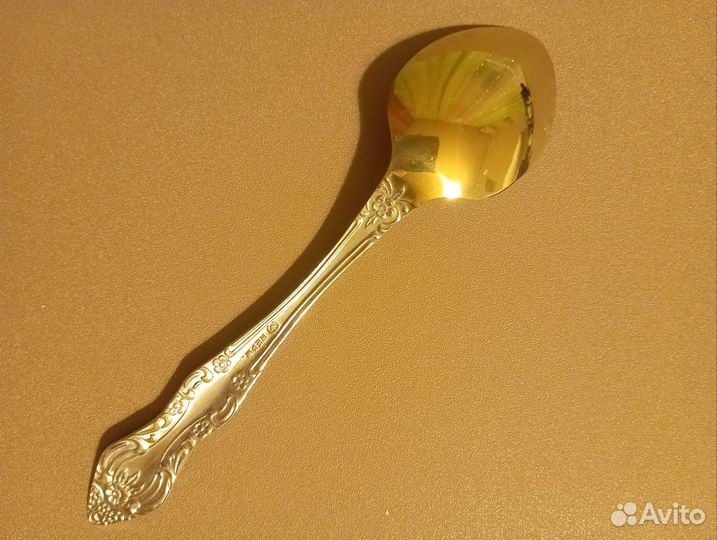 Набор чайных ложек с позолотой 6шт в коробке новый