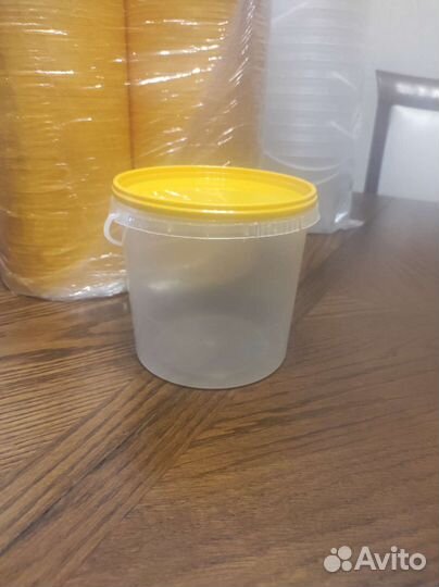 Пластиковые (новые) ведерки 1 л, Упаковка по 200