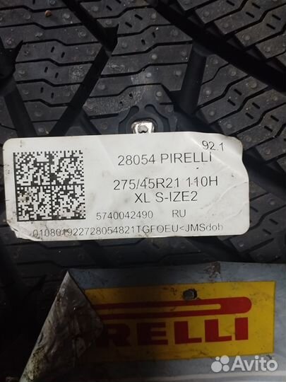 Pirelli P Zero 275/45 R21