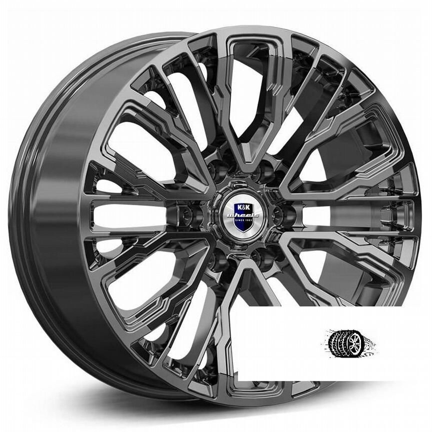 Литые диски K&K 8.5×R19 6×139.7