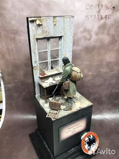 Диорама-фигуры ручной работы сталкер конец света