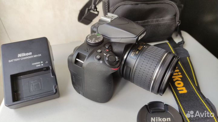 Nikon D3400 kit (пробег 6 тыс)