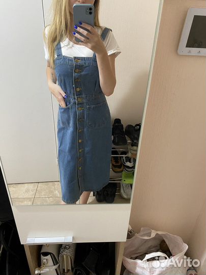 Джинсовый сарафан