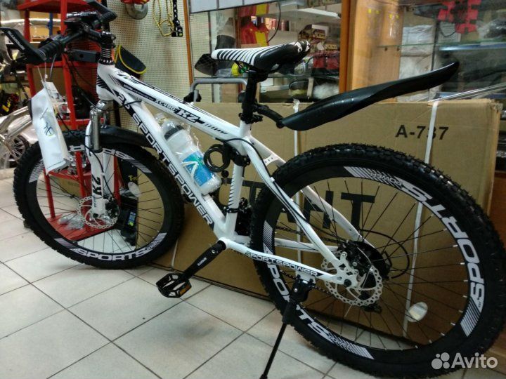 Новый скоростной белый велосипед sportspower KZ 26