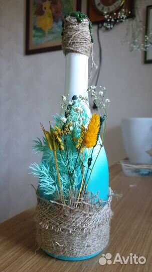 Декорирование шампанского, оформление бутылок