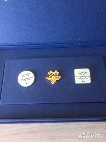 Олимпиада Пхёнчхан 2018. Оф.набор значков 2 шт