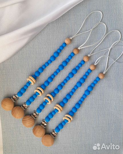 Держатель для соски и грызунок 2в1