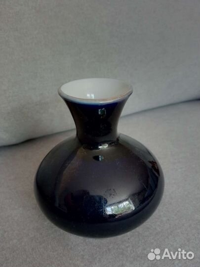 Ваза для цветов СССР лфз кобальт cobalt