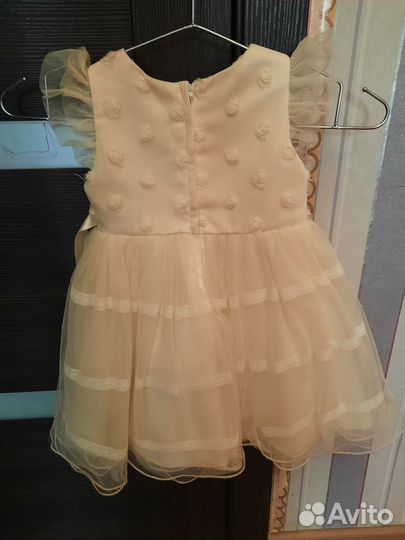 Нарядное платье для девочки 92