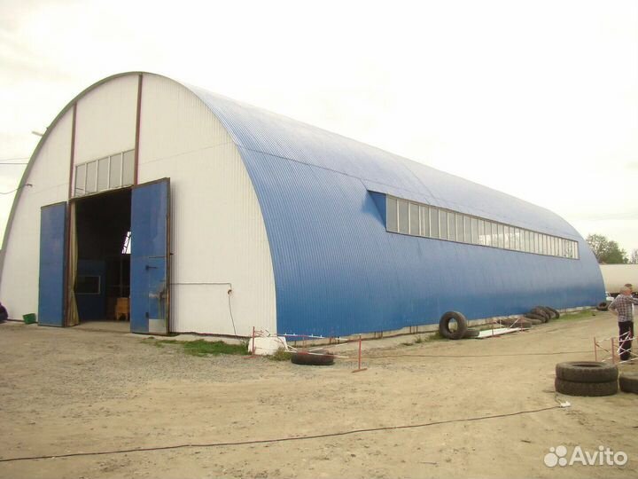 Ангар для цеха, пилорамы