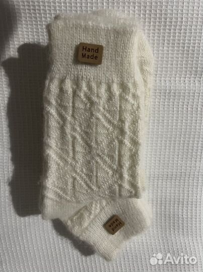 Носки шерстяные вязаные