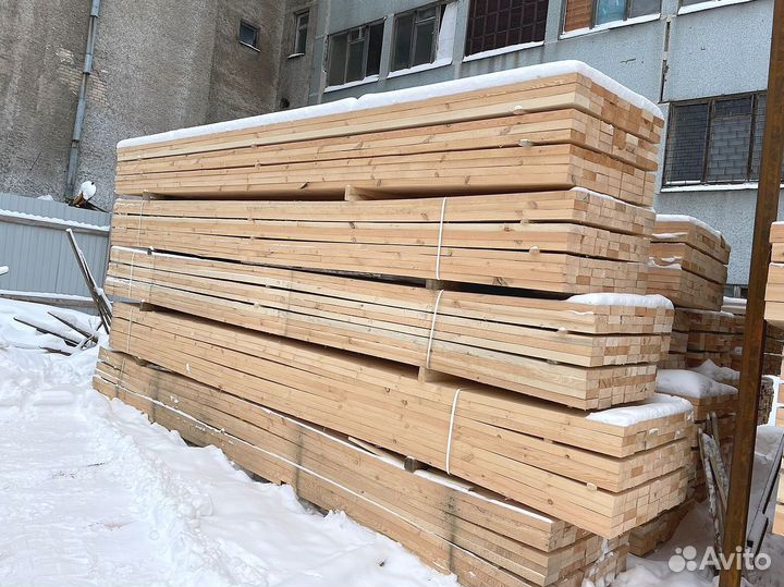 Доска обрезная 50х100х6000мм