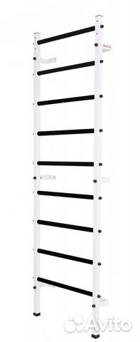 Шведская стенка Белая-чёрные перекладины