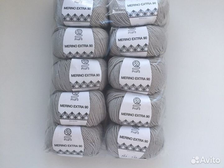 Пряжа для вязания мериносовая шерсть Италия, новая