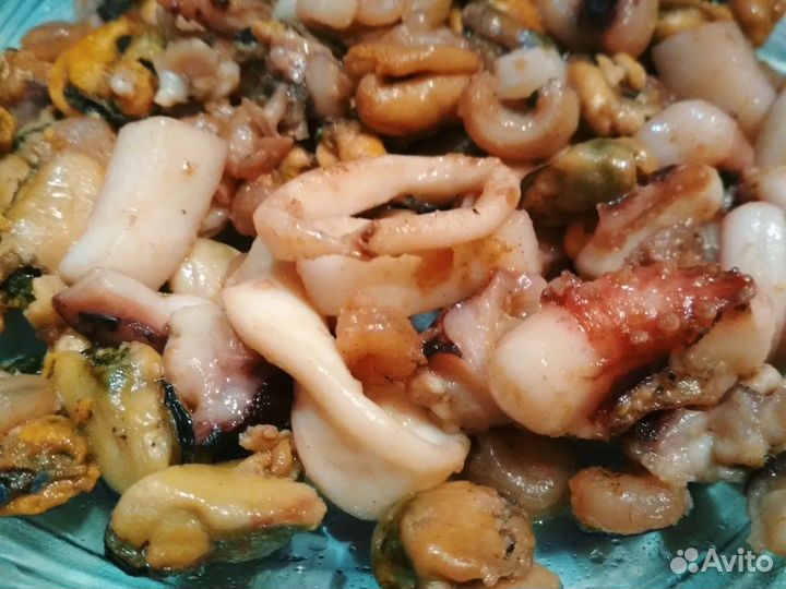 Свежие морепродукты